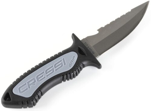 CRESSI GRIP DIVE KNIFE - TITANIUM