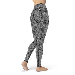 Spacefish Army Eco-Friendly Deep Sea Contour Legging