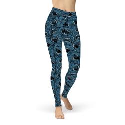 Spacefish Army Eco-Friendly Shark Camo Contour Legging