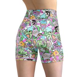 Spacefish Army Eco- Friendly Candy Octopus Short