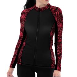 Spacefish Army Eco-friendly Full Zip Up Lionfish Invasion Rashguard