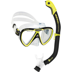 Cressi Ikarus & Orion Semi-Dry Snorkeling Set