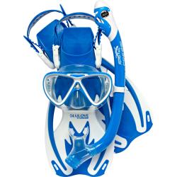 Cressi Rocks Pro Dry Snorkel Set