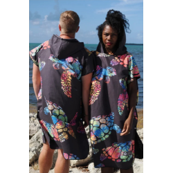 Towel Poncho - Anuenue - Rainbow Turtle