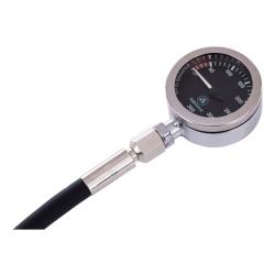 Apeks Tek Pressure Gauge w/Hose - BAR