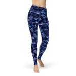 Spacefish Army Whale Shark Wonderland Legging XS