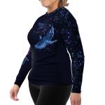 Spacefish Army Plus Size Whaleshark Wonderland Rashguard