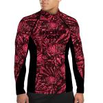 Spacefish Army MENS Eco-Friendly Lionfish Invasion High Neck Rashguard Small