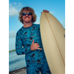 Spacefish Army Eco-Friendly Shark Camo Rashguard Small