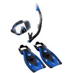 VISIO TRI-EX ADULT TRAVEL SET, LARGE METALLIC BLUE VISIO TRI-EX ADULT TRAVEL SET, LARGE METALLIC BLUE