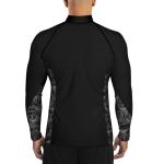 Spacefish Army MENS Eco-friendly Full Zip Up Tiger Shark Rashguard