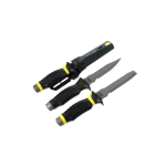 Blue Tang Titanium, Drop Point, Yellow Blue Tang Titanium, Drop Point, Yellow