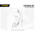 Cressi Supernova Dry Snorkel