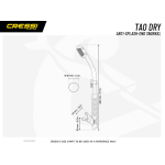 Cressi Tao Dry Snorkel