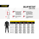 Cressi Balam 2.5mm Ladies Wetsuit 