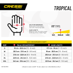 Cressi Tropical 2mm Neoprene Gloves