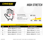 Cressi High Stretch Neoprene Gloves