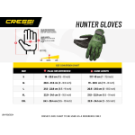 Cressi Hunter 2mm Neoprene Gloves