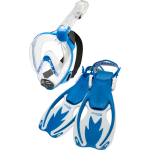 Cressi Baron Jr & Rocks Full Face Snorkel Set