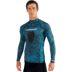 HUNTER RASH GUARD - BLUE CAMO [S]
