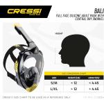 Cressi Bali Full Face Snorkel Mask