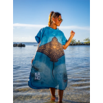 Towel Poncho - Hihimanu - Ornate Eagleray