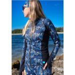 SpaceFish Army - Angel Hypnosis Zip Rash Guard