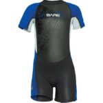 2mm Tadpole Shorty, Kids, Blue - 02