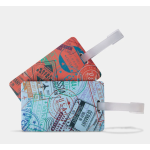 Set of 2 Luggage Tags - Passport Stamps