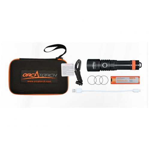 D710 DIVE LIGHT (INCLUDES BATTERY PACK AND CHARGER)