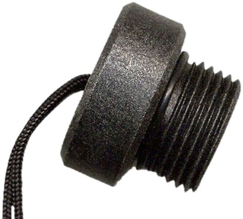 TANK VALVE PLUG - DIN - HARD WITH STRING