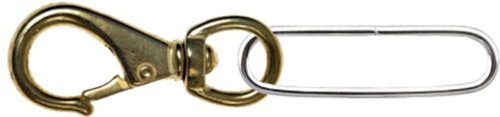 #2 SNAP HOOK - SWIVEL WITH STAINLESS STEEL LOOP