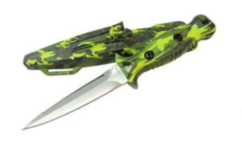 FREE DIVER SPEARFISHING KNIFE - BLACK BLADE