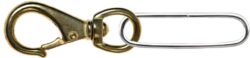 #2 SNAP HOOK - SWIVEL WITH STAINLESS STEEL LOOP