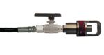 FILL WHIP - DIN PNEUMATIC VALVE WITH 1/4 TURN ON/OFF & PUSH BUTTO
