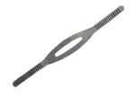 MASK STRAP - BLACK RIBBED KRATON
