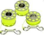 STAINLESS FINGER REEL - 75' LENGTH LINE WITH STAINLESS CLIP