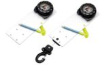 SLATE WITH FULL SIZE COMPASS MOUNTED AND RETRACTOR