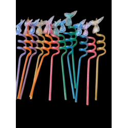 Mermaid Tail Crazy Straws