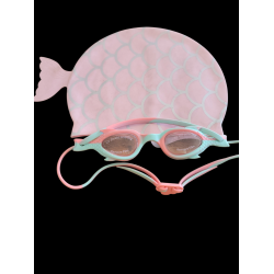 Fish Swim Goggles & Swim Cap Set