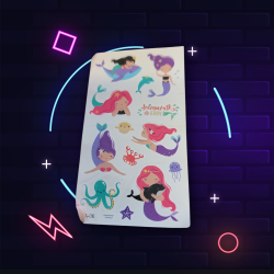 Mermaid Temporary Tattoos