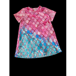Children’s Mermaid Scale T-Shirt Dress