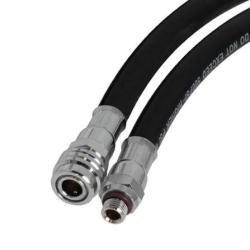 Intermediate pressure hose of 2nd stage, BCD hose 15cm