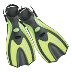 Jetta Open Heal Snorkeling Fins - 14