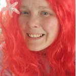Red Mermaid Wig