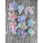 Mermaid-Themed Stickers
