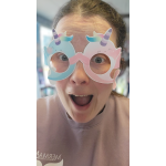 Mermaid-Themed Funny Paper Glasses