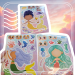 Build-Your-Own Mermaid Sticker Kit