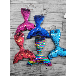 Sequin Mermaid Tail Keychain