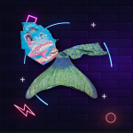 Fin Fun Jr Mono Fin with Tail – Size 6